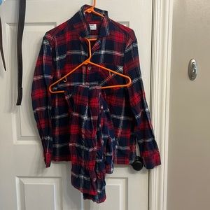 Old Navy Christmas Pajamas Shirt and Pants